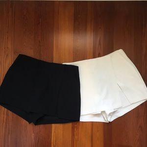 Black and white skort bundle
